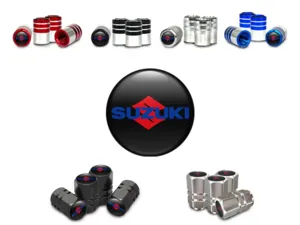 Suzuki Caps Tige Valve Pneus Vélo Moderne